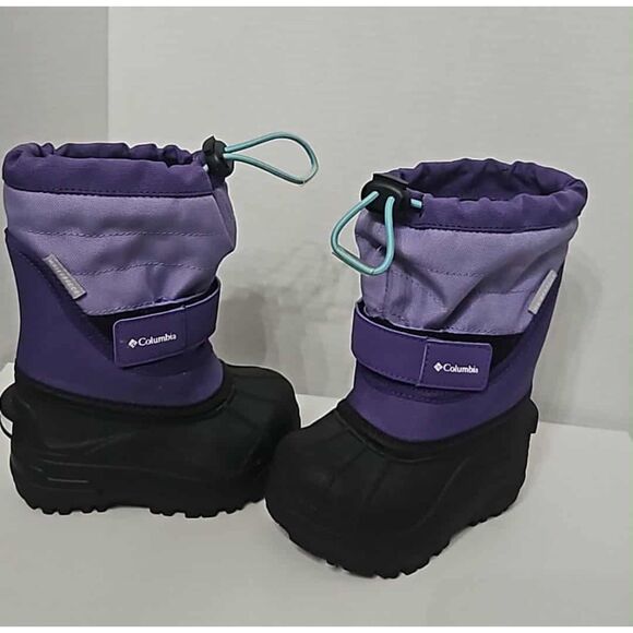 Columbia Other - Columbia Toddler Powderbug Plus II Snow Boot Size 6 Emperor/Paisley Purple